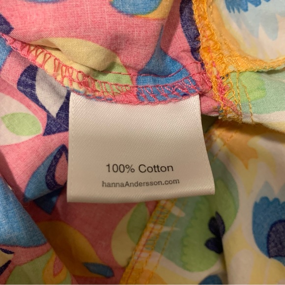 Hanna Andersson Colorful Leaf Print Tank Dress - Picture 5 of 6